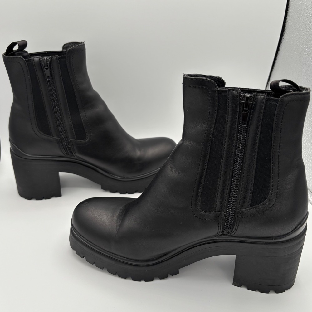 Jeffrey Campbell Black Ankle Boots - Picture 7 of 11